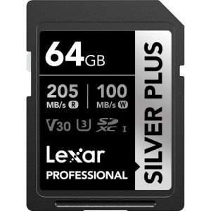 Tarjeta SILVER PLUS SDXC Lexar 64GB UHS-I Tarjeta SILVER PLUS SDXC Lexar 64GB UHS-I